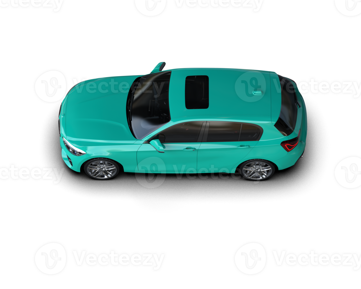 Modern car isolated on background. 3d rendering - illustration png