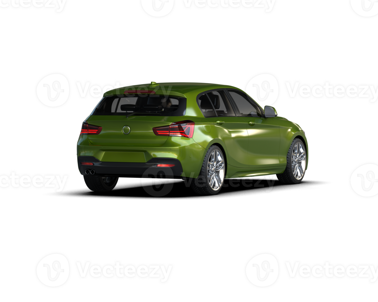 Modern car isolated on background. 3d rendering - illustration png