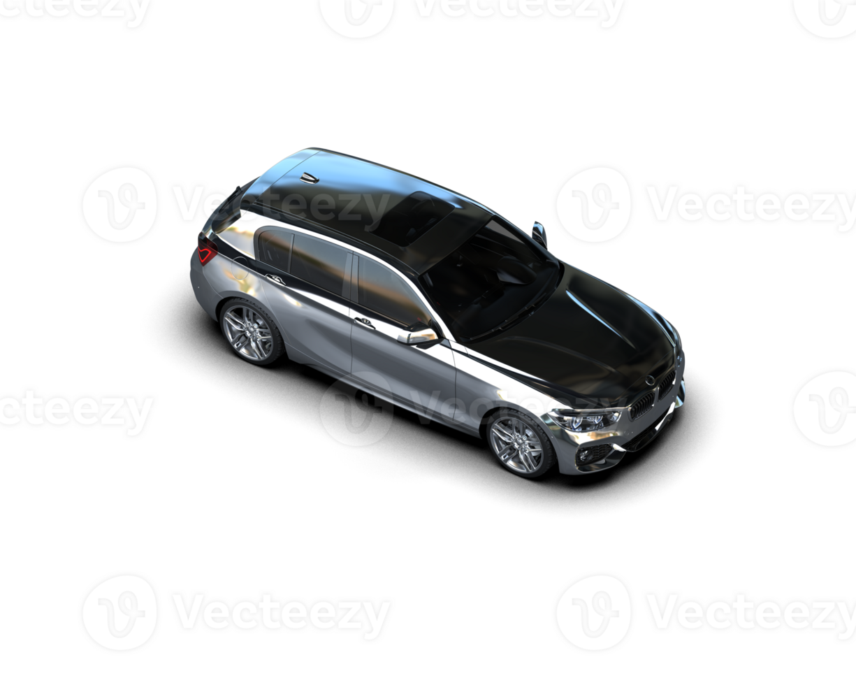 Modern car isolated on background. 3d rendering - illustration png