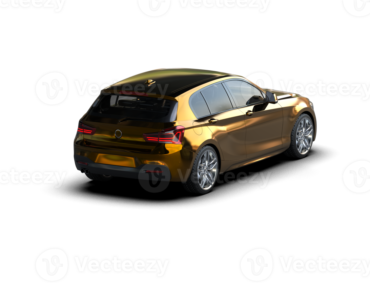 modern auto geïsoleerd Aan achtergrond. 3d renderen - illustratie png