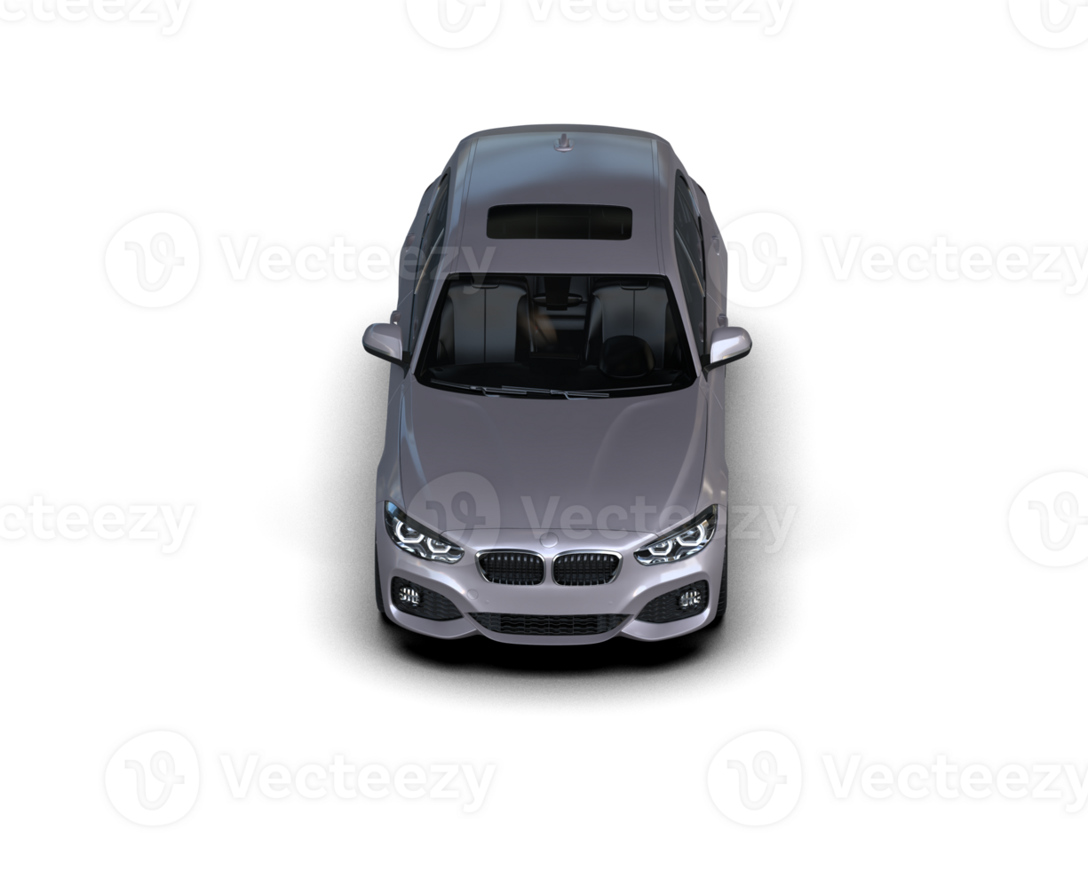 Modern car isolated on background. 3d rendering - illustration png