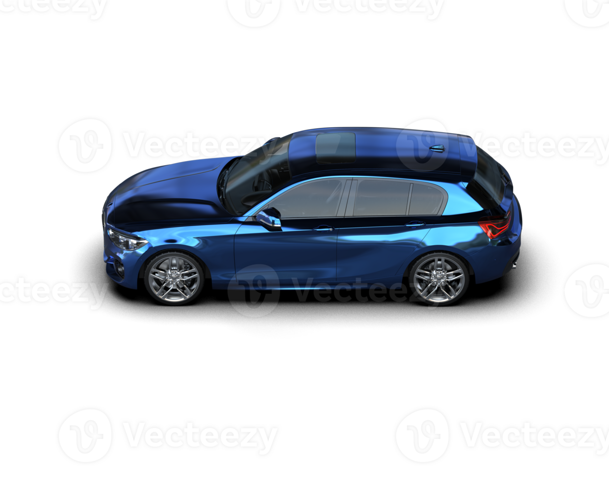 Modern car isolated on background. 3d rendering - illustration png