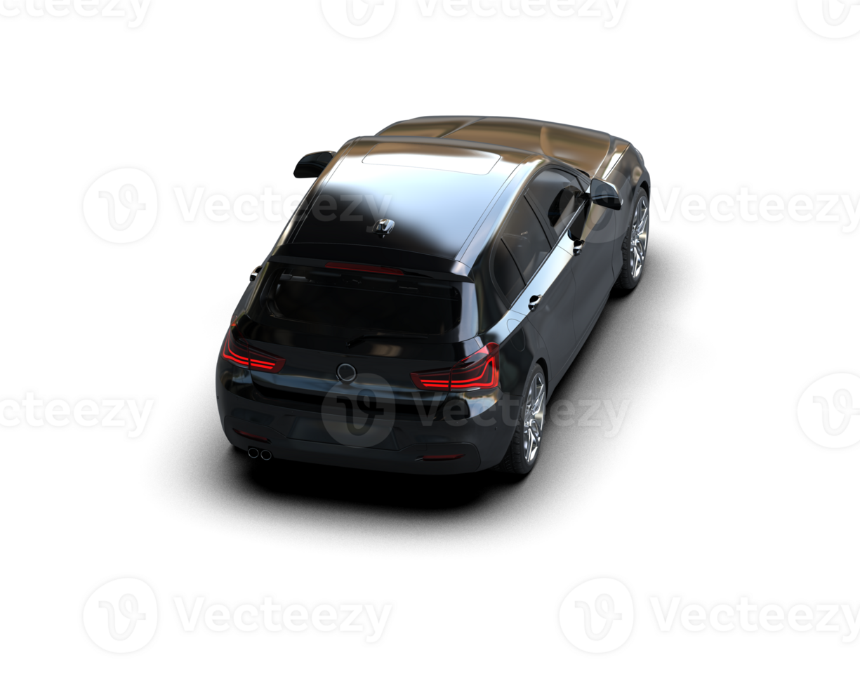 Modern car isolated on background. 3d rendering - illustration png