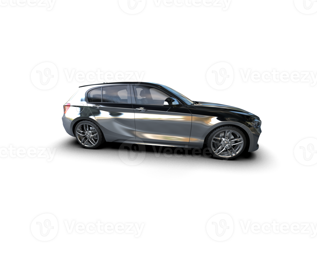 Modern car isolated on background. 3d rendering - illustration png