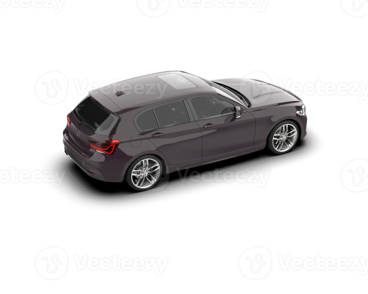 Modern car isolated on background. 3d rendering - illustration png