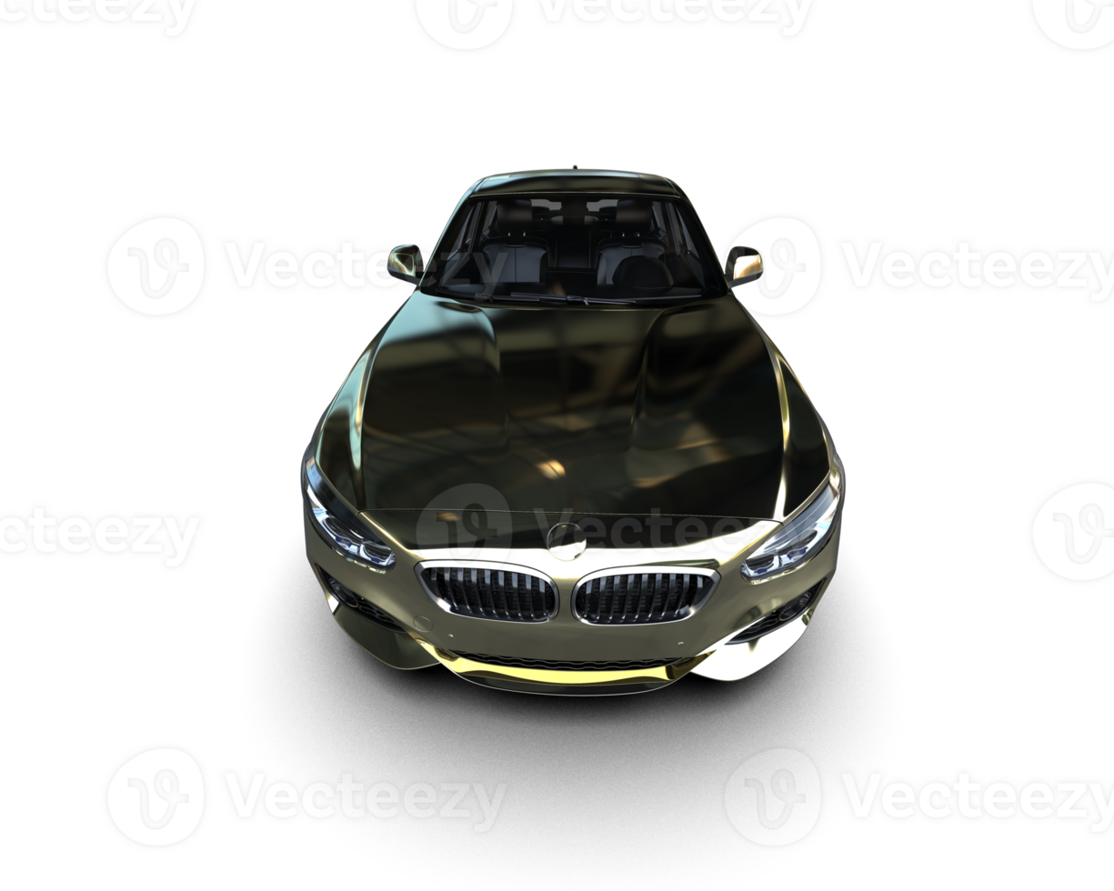 Modern car isolated on background. 3d rendering - illustration png
