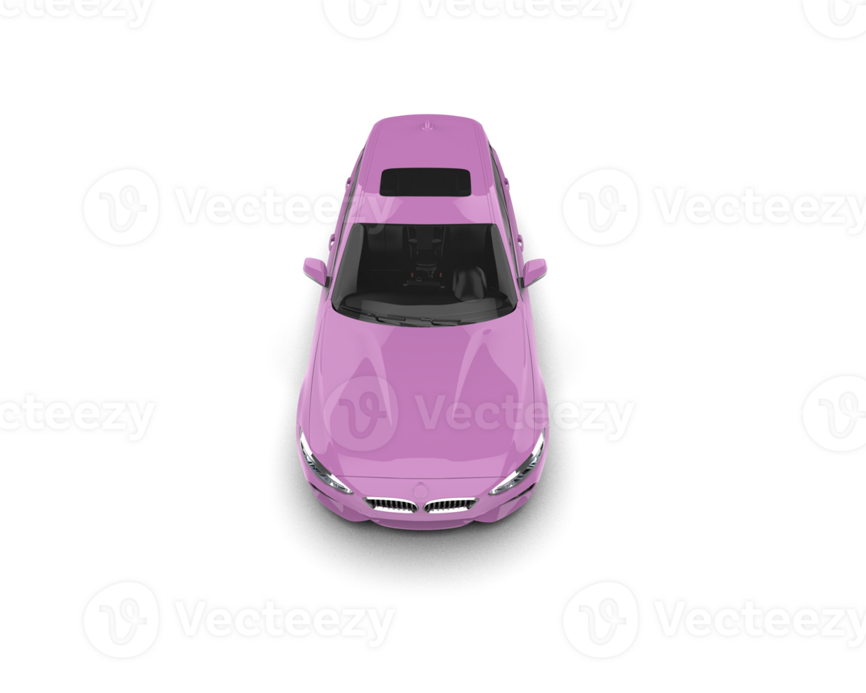 Modern car isolated on background. 3d rendering - illustration png