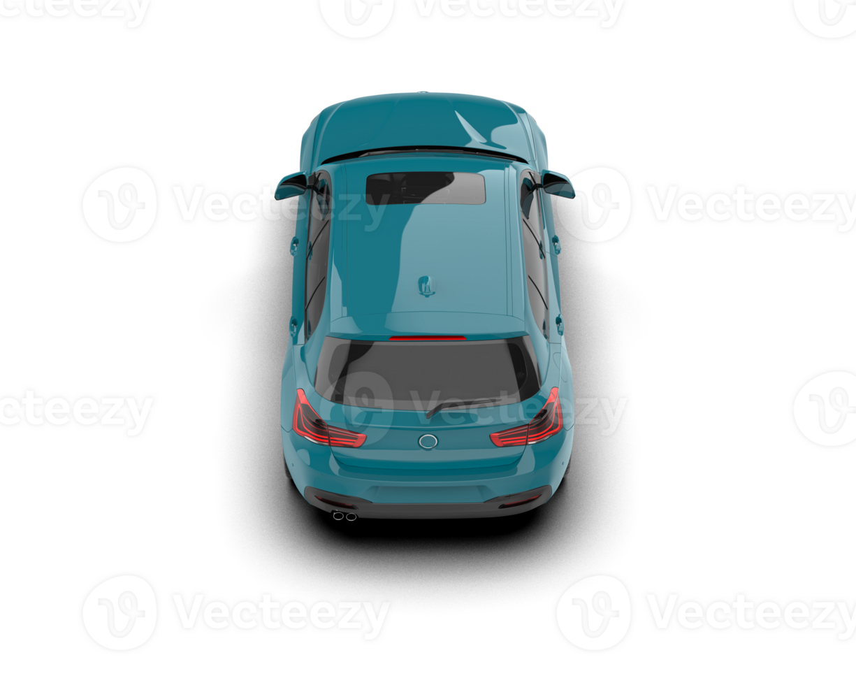 Modern car isolated on background. 3d rendering - illustration png