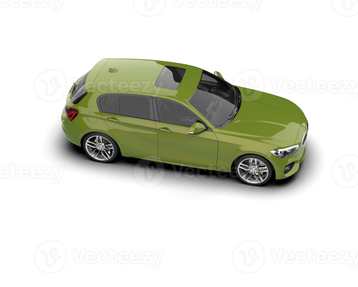 Modern car isolated on background. 3d rendering - illustration png