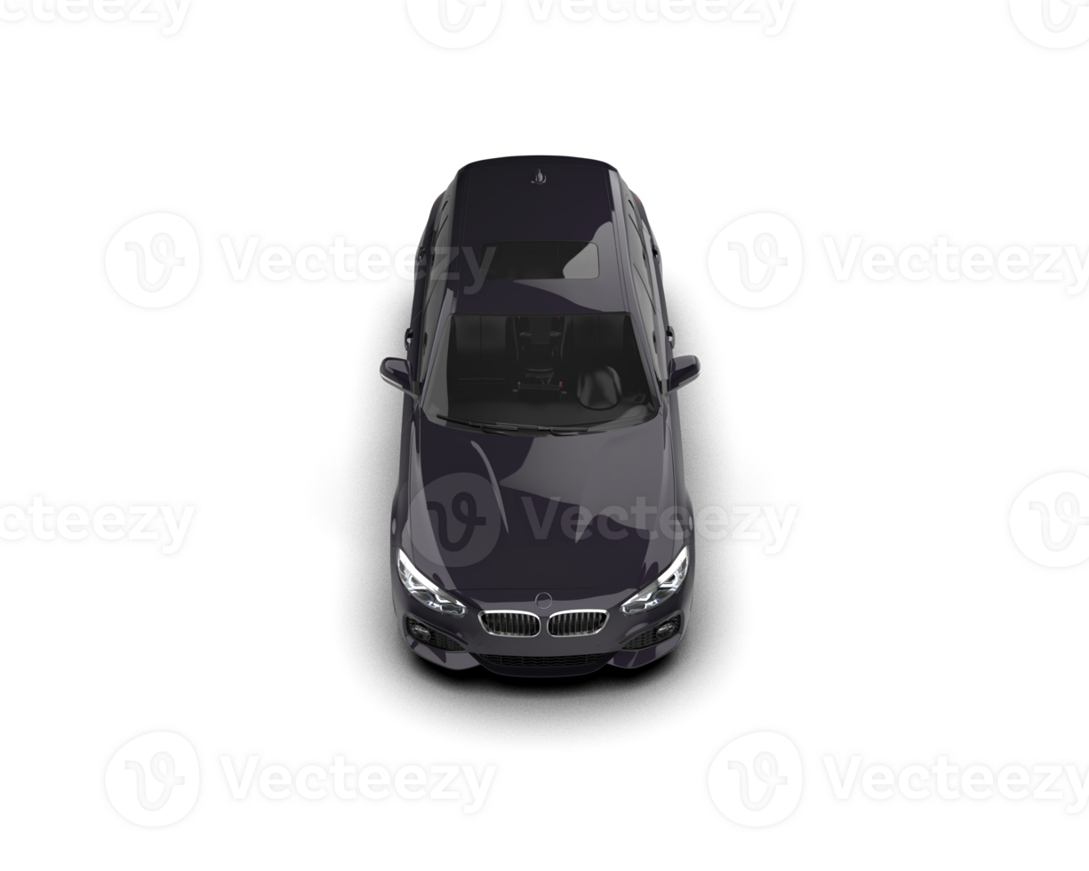 Modern car isolated on background. 3d rendering - illustration png