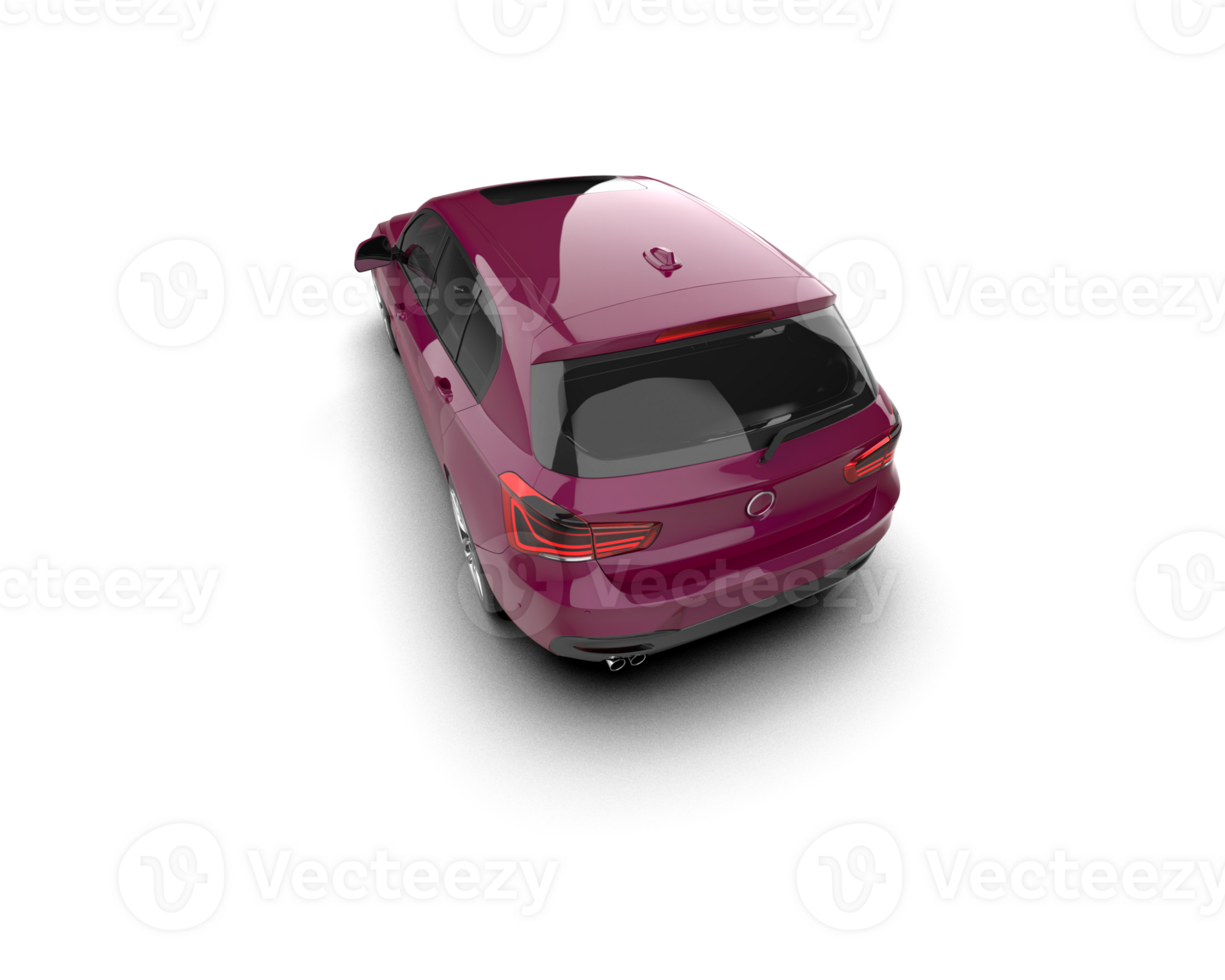 Modern car isolated on background. 3d rendering - illustration png