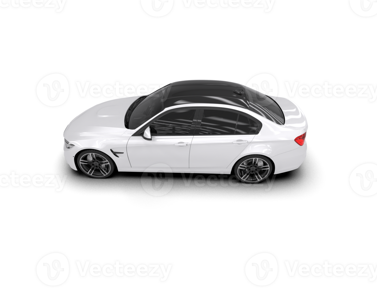 Modern car isolated on background. 3d rendering - illustration png