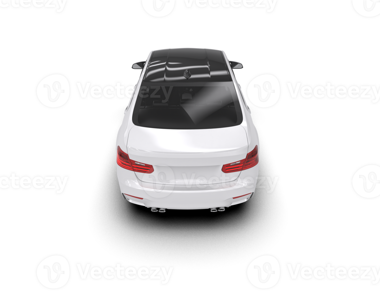 Modern car isolated on background. 3d rendering - illustration png