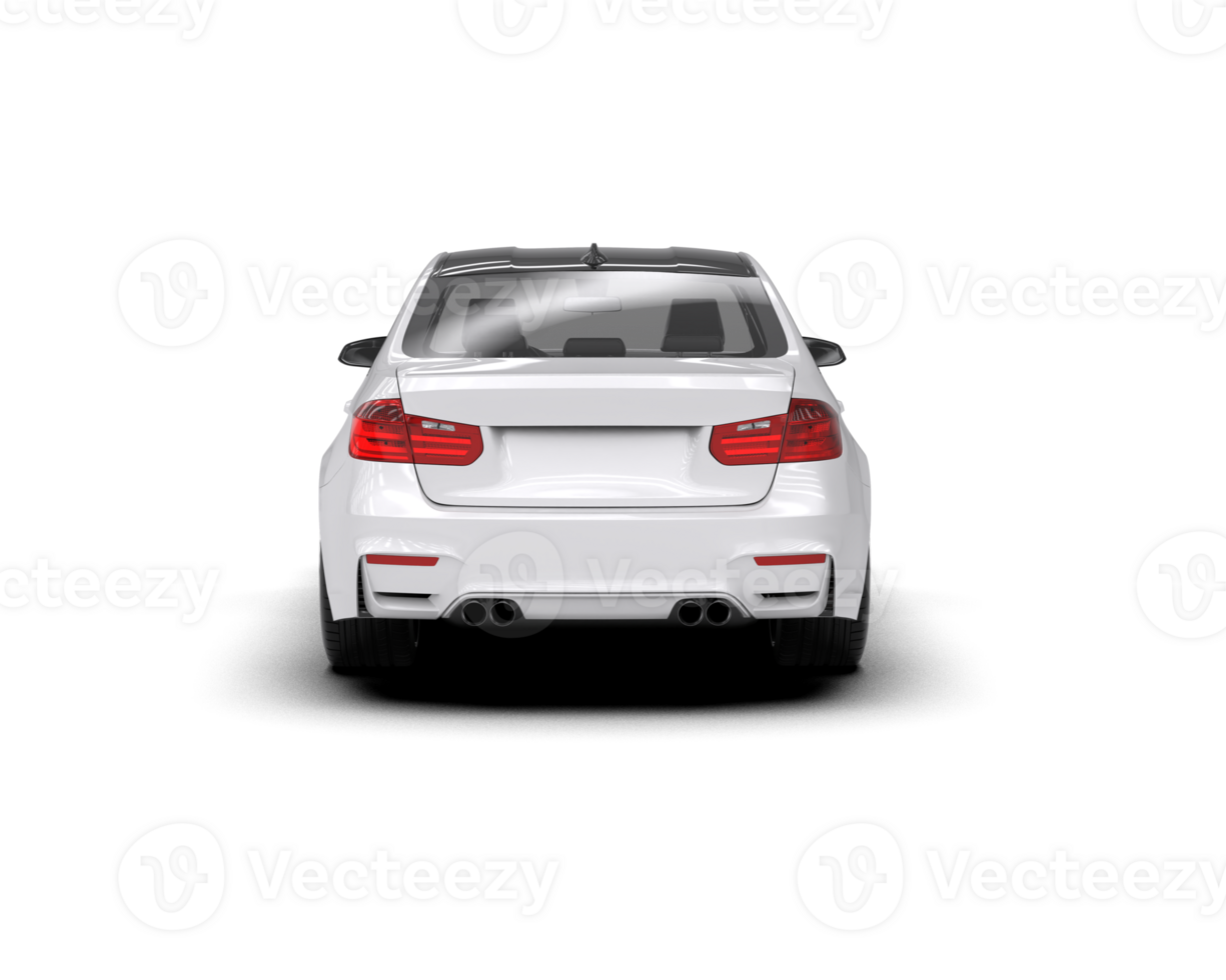 Modern car isolated on background. 3d rendering - illustration png