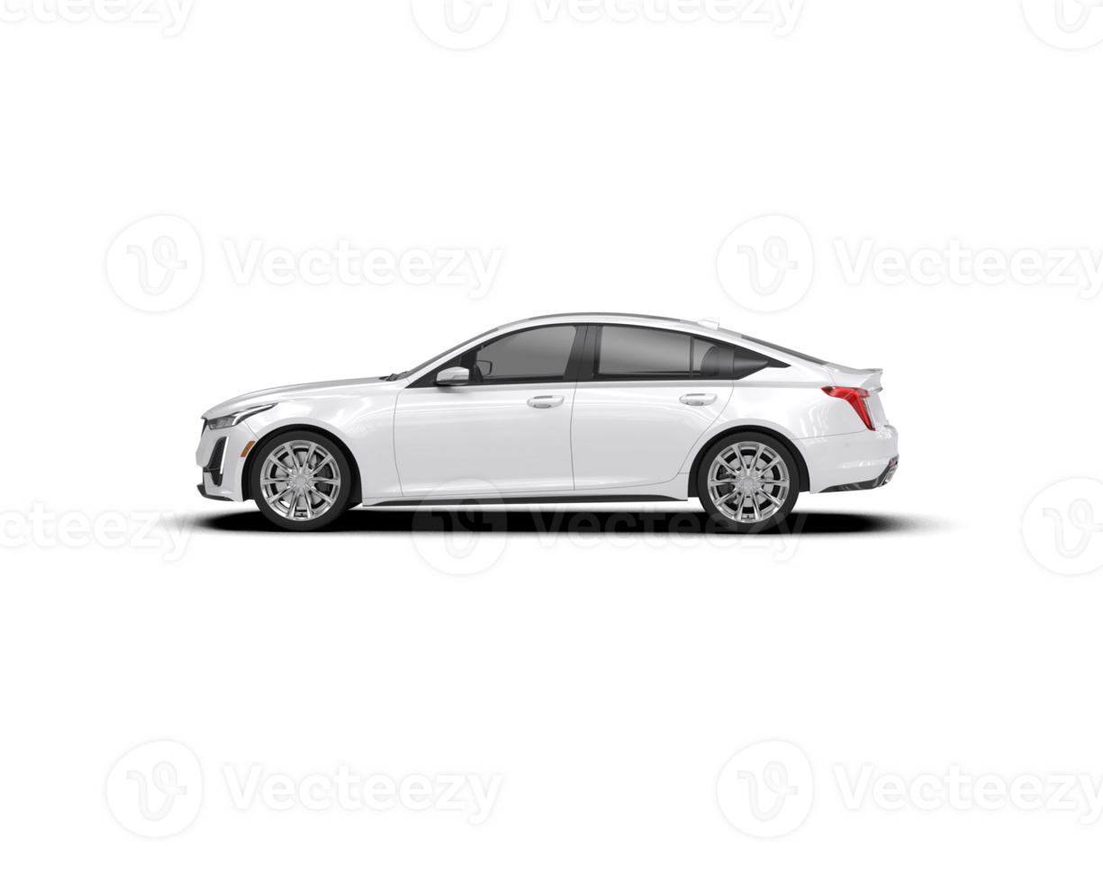 Modern car isolated on background. 3d rendering - illustration png