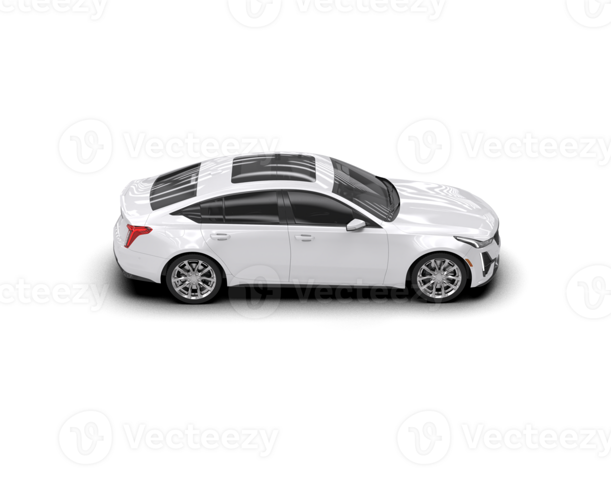 Modern car isolated on background. 3d rendering - illustration png