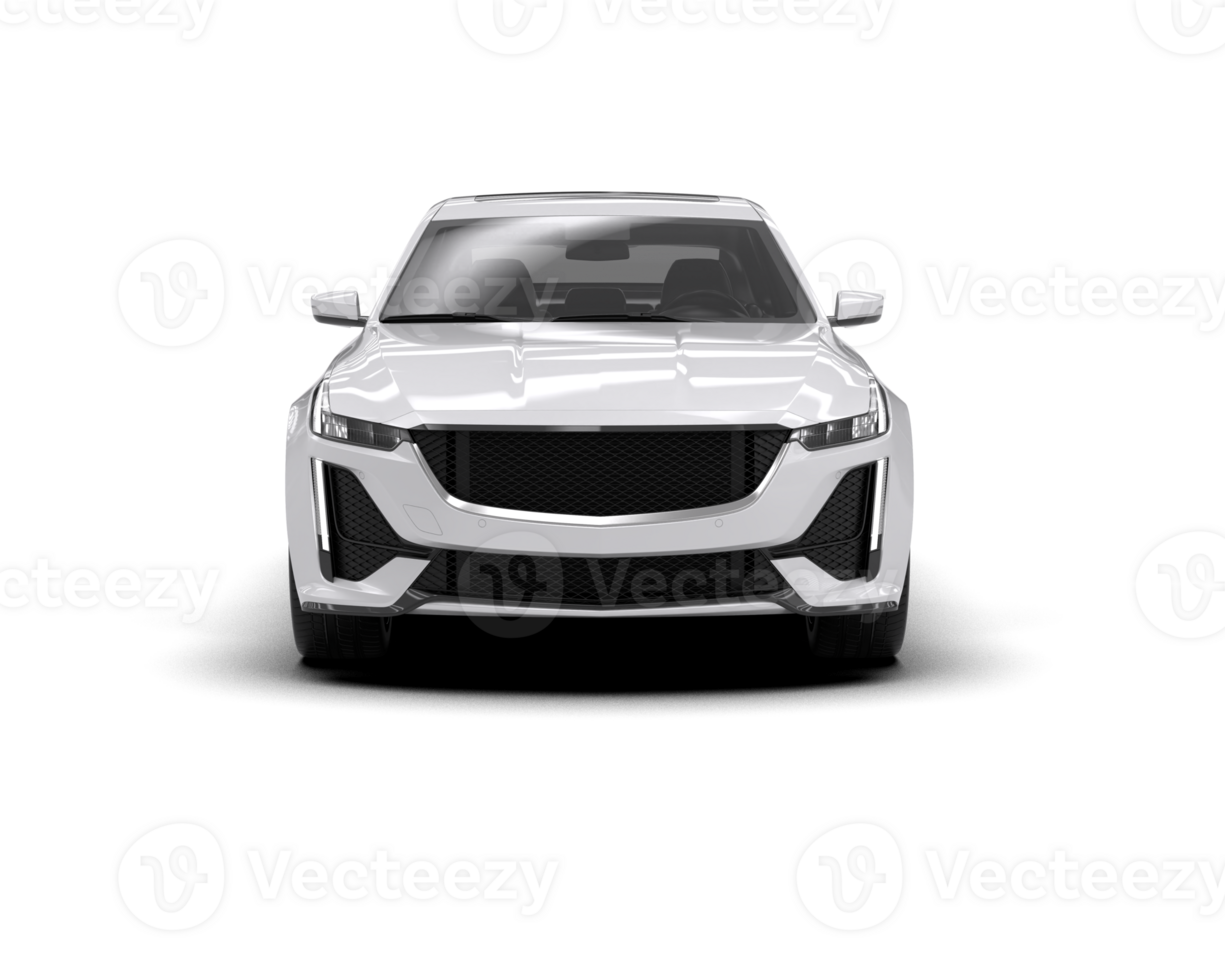 Modern car isolated on background. 3d rendering - illustration png