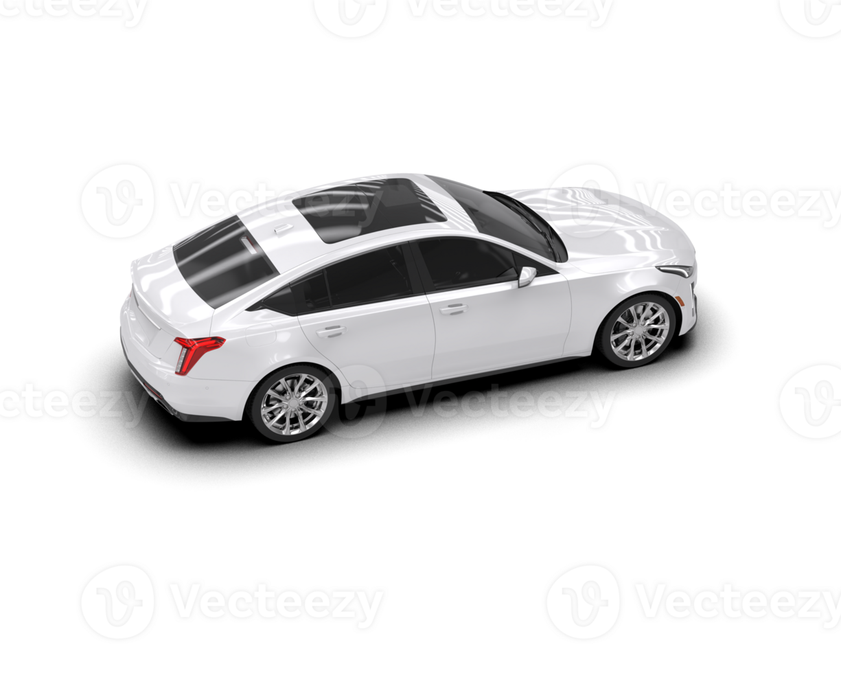 Modern car isolated on background. 3d rendering - illustration png
