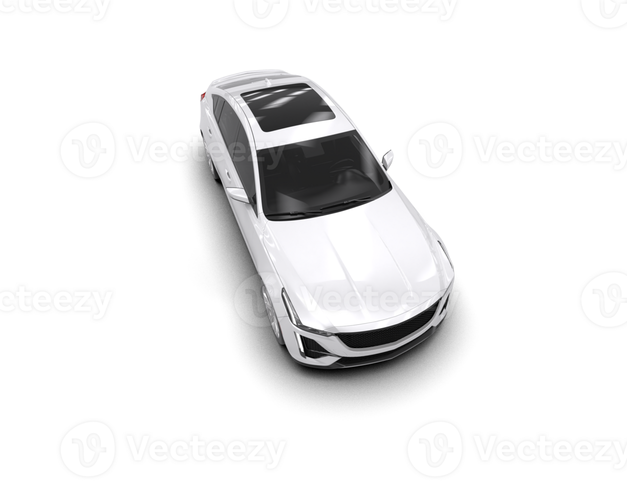 Modern car isolated on background. 3d rendering - illustration png