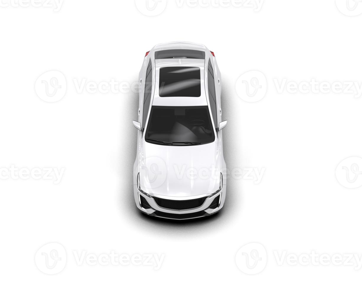 Modern car isolated on background. 3d rendering - illustration png