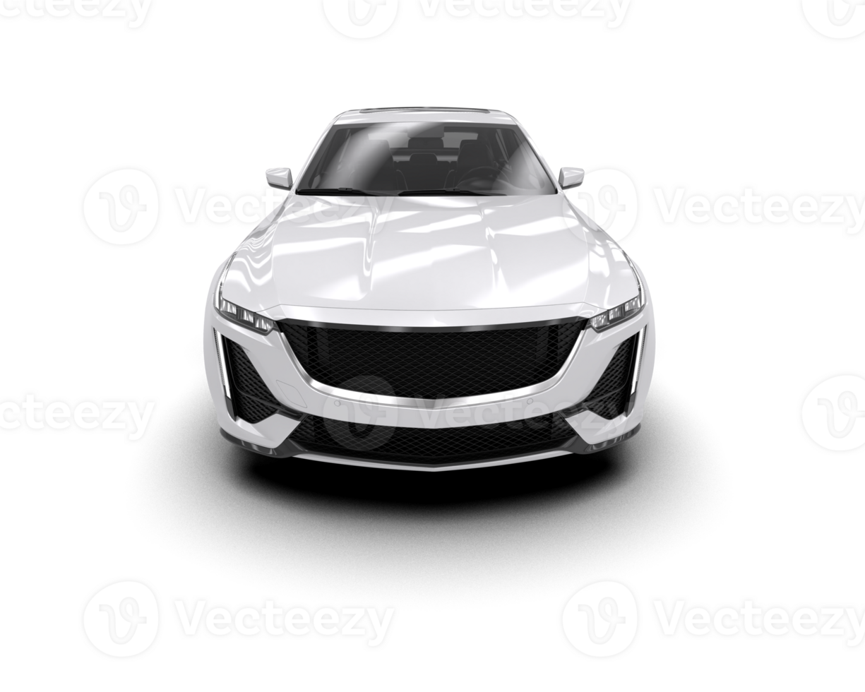 Modern car isolated on background. 3d rendering - illustration png