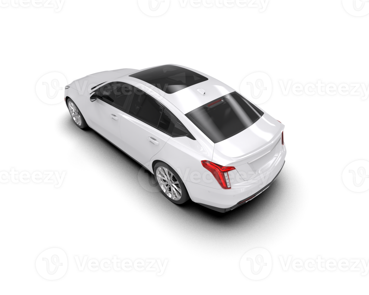 Modern car isolated on background. 3d rendering - illustration png