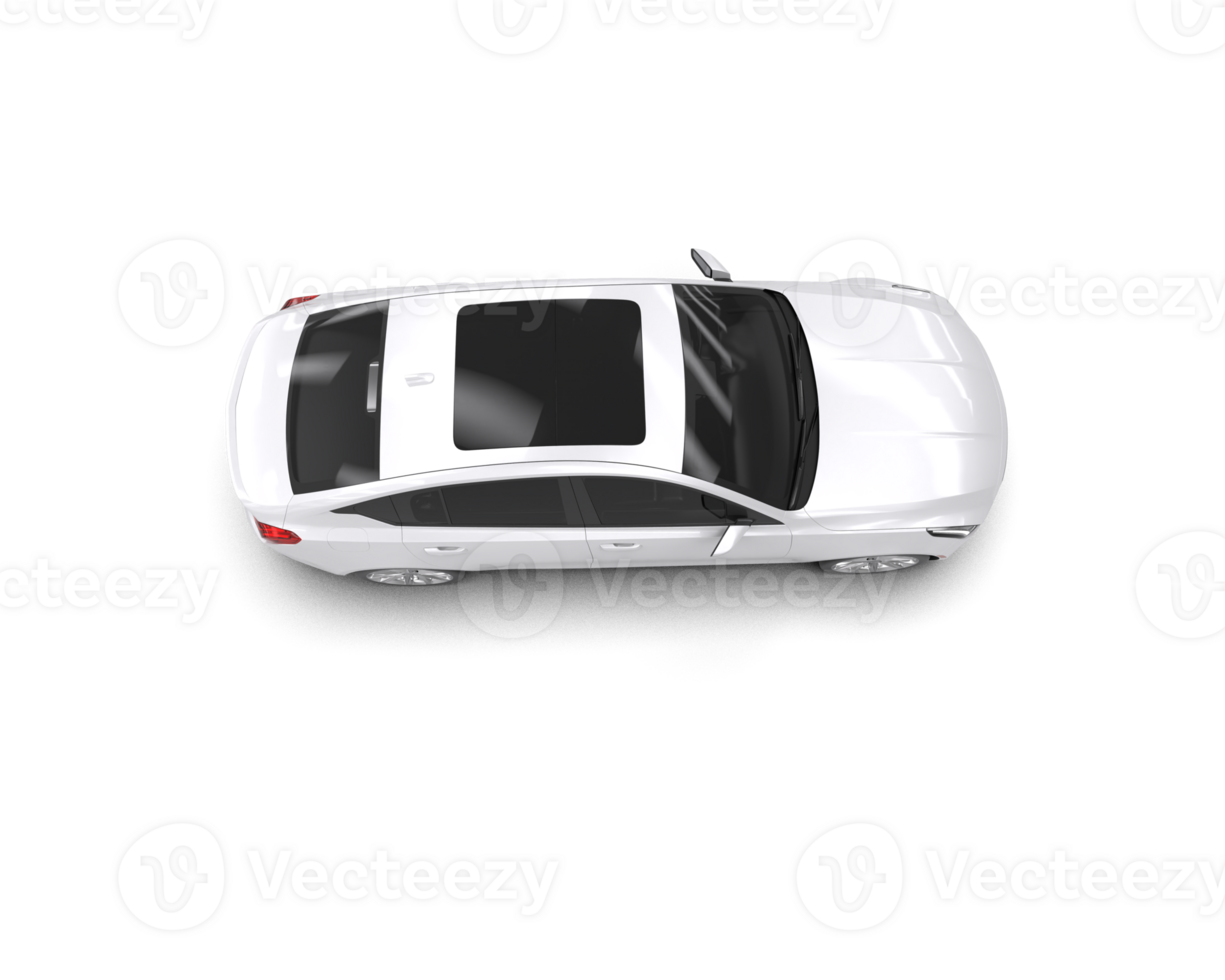 Modern car isolated on background. 3d rendering - illustration png