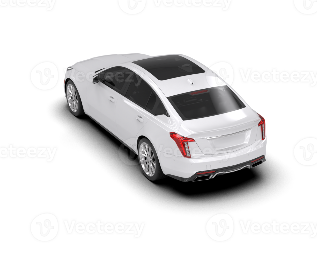 Modern car isolated on background. 3d rendering - illustration png