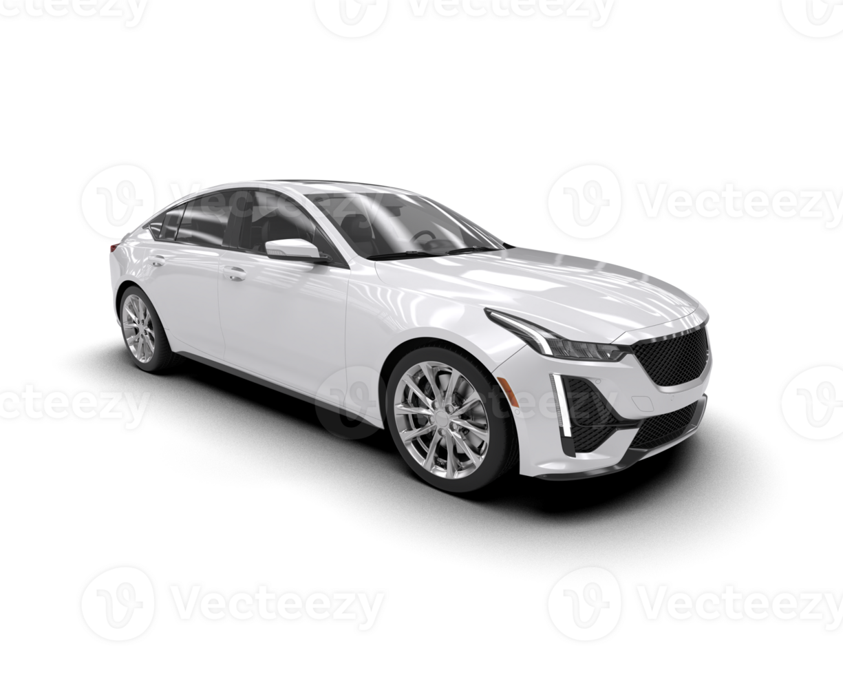 Modern car isolated on background. 3d rendering - illustration png