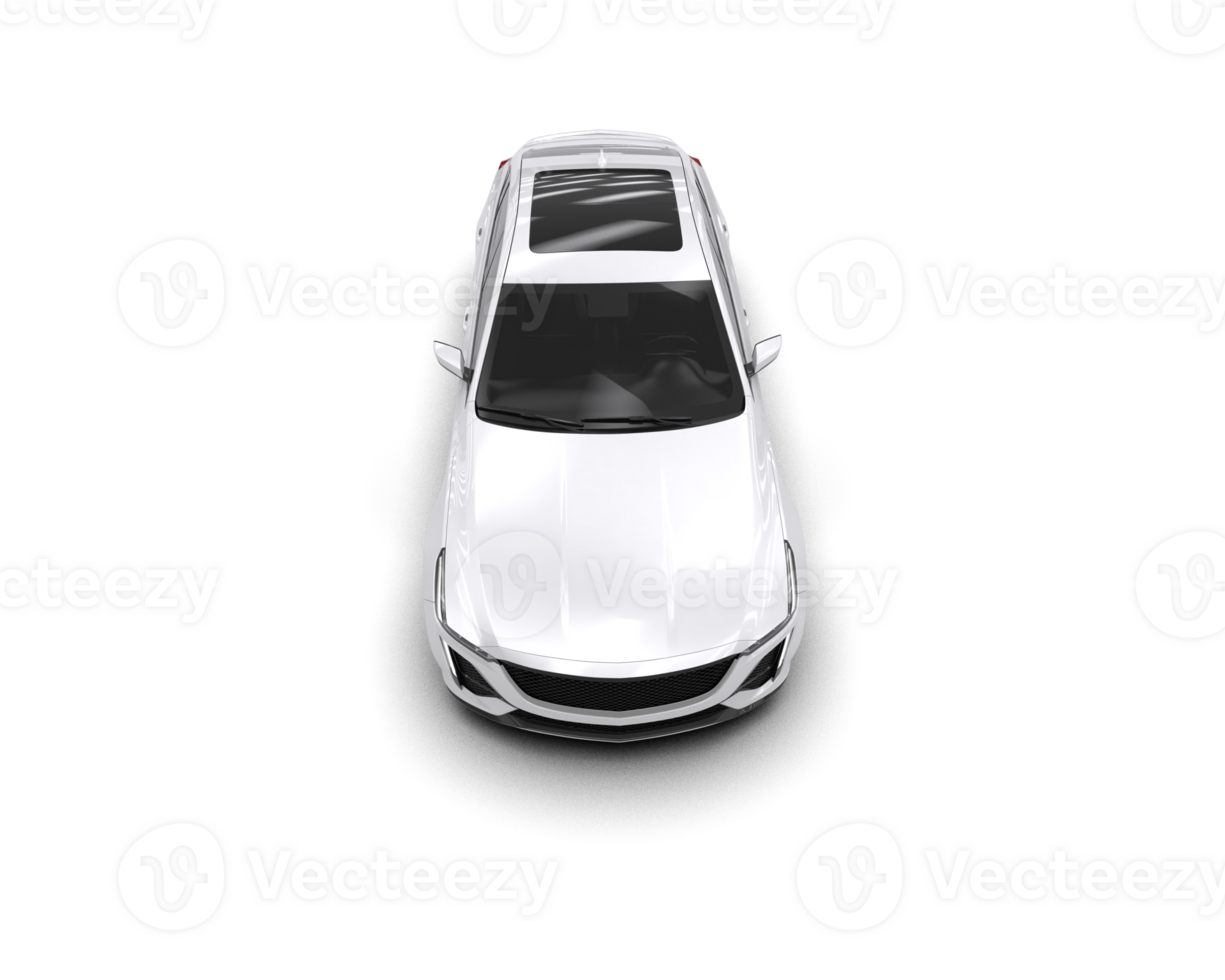 Modern car isolated on background. 3d rendering - illustration png