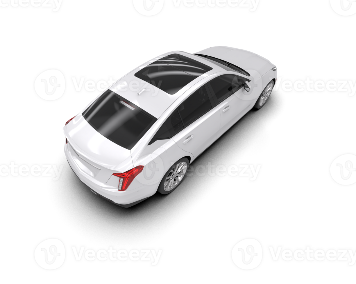 Modern car isolated on background. 3d rendering - illustration png