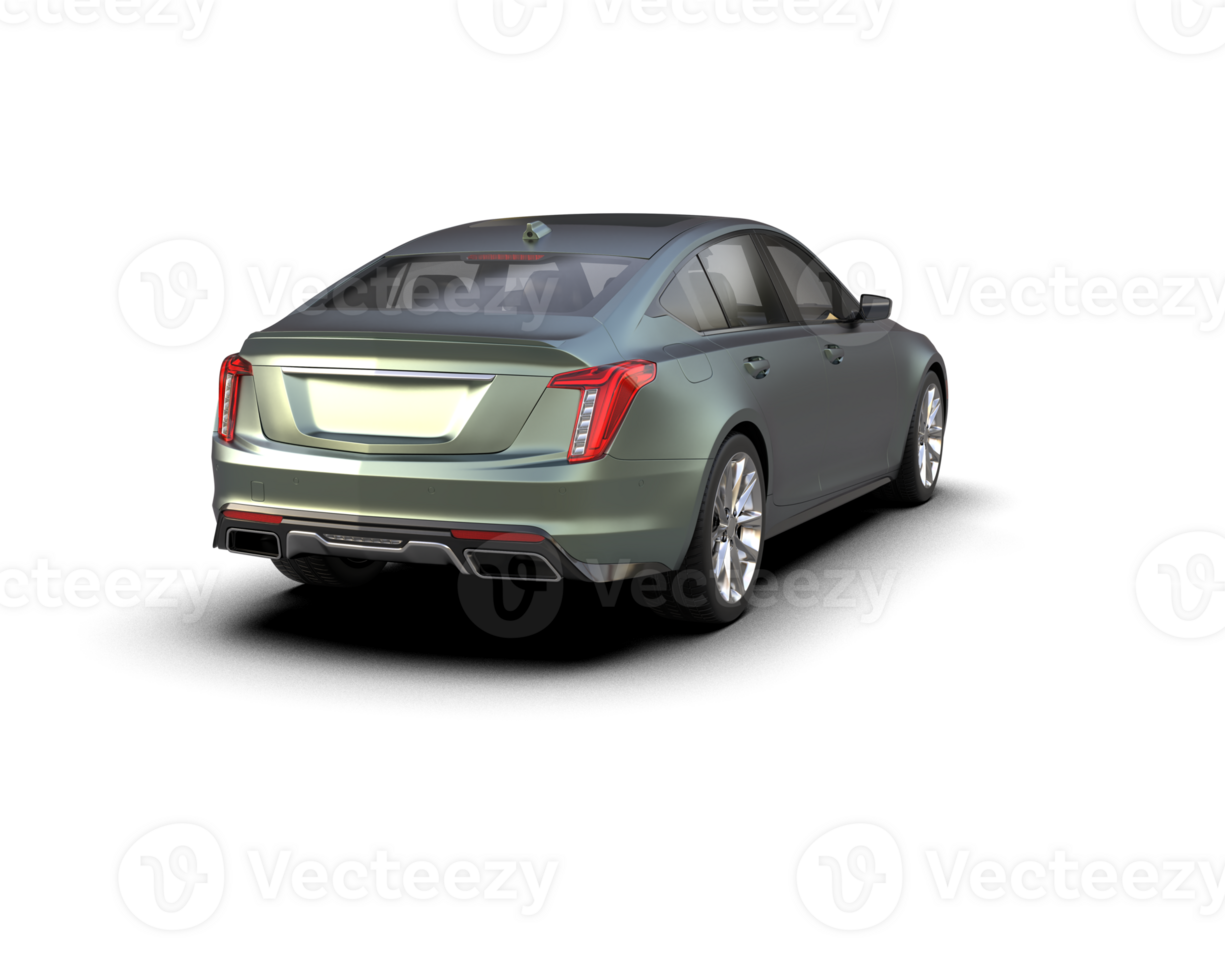 Modern car isolated on background. 3d rendering - illustration png