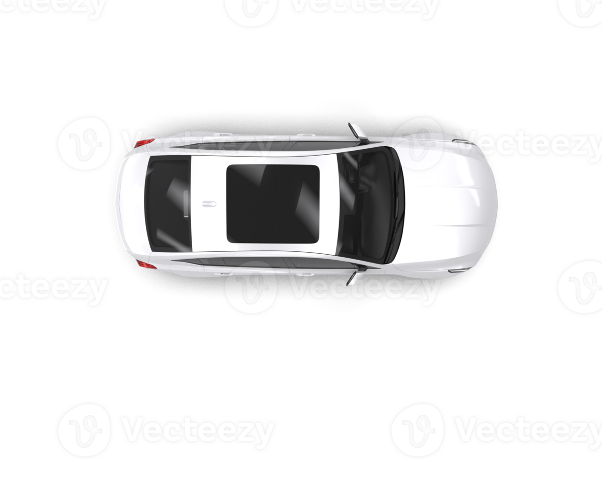 Modern car isolated on background. 3d rendering - illustration png