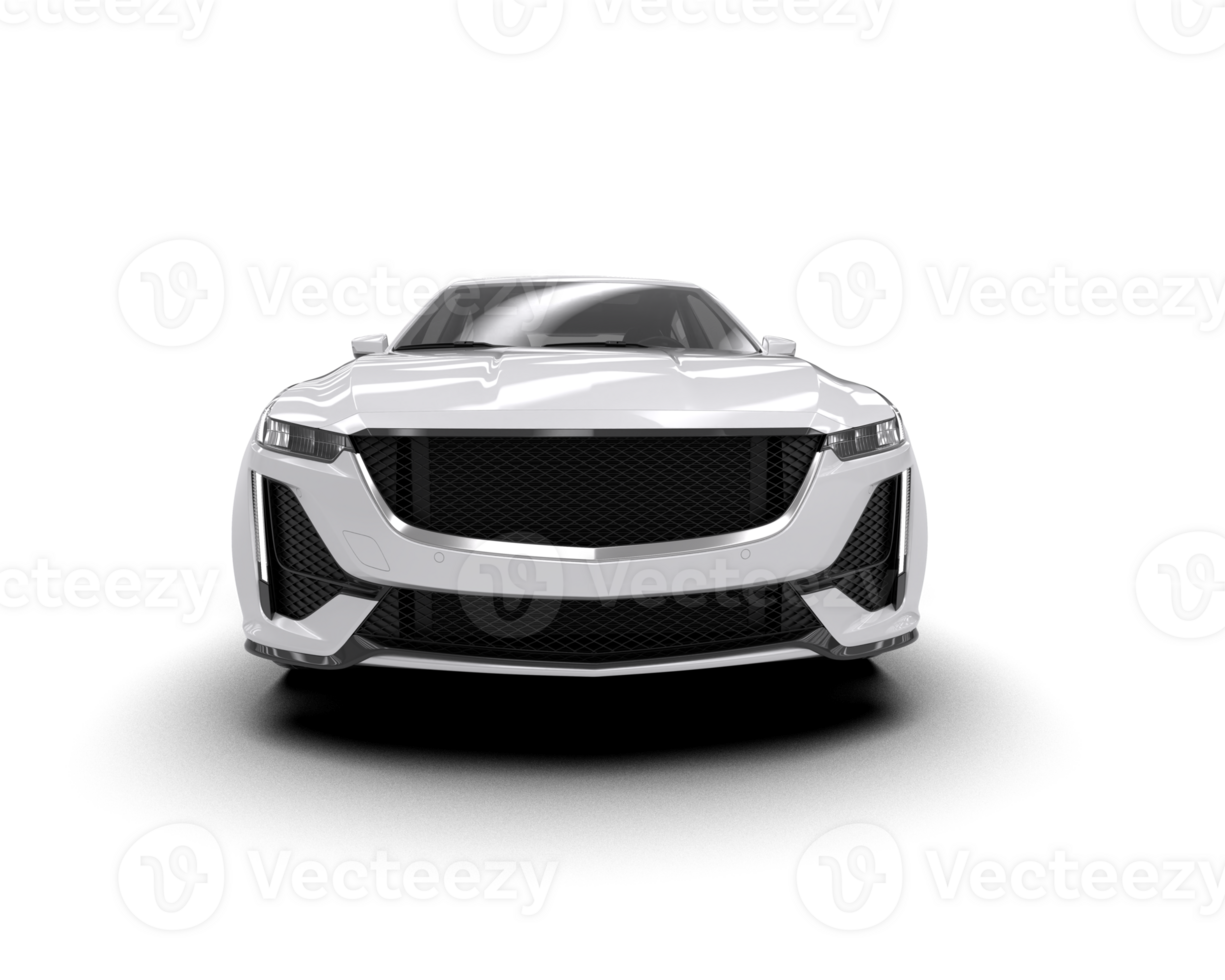 Modern car isolated on background. 3d rendering - illustration png