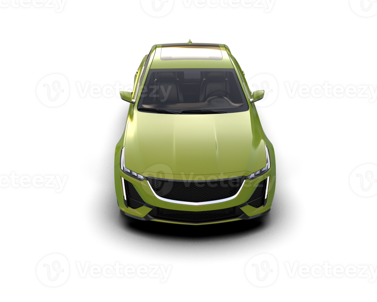 Modern car isolated on background. 3d rendering - illustration png