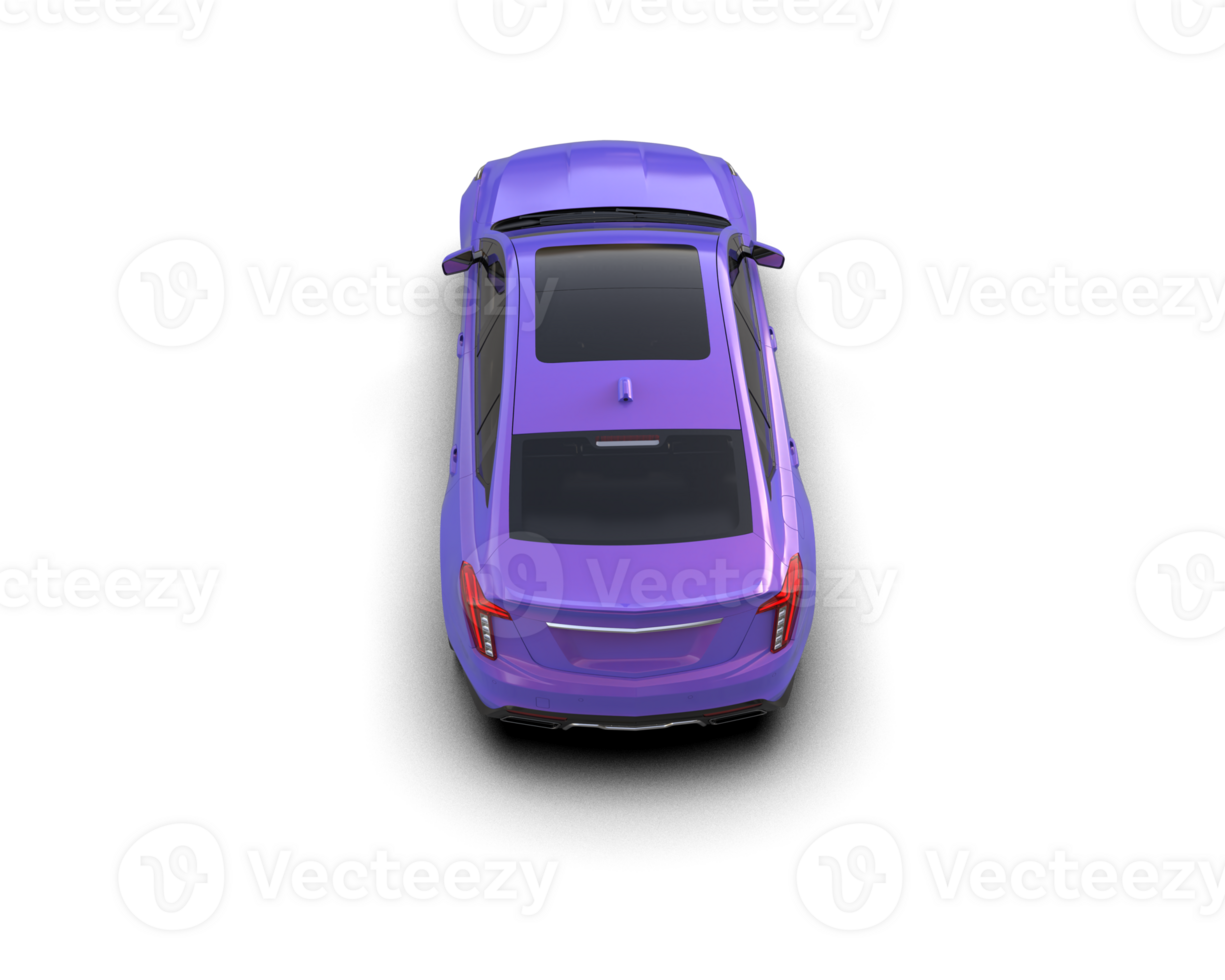 Modern car isolated on background. 3d rendering - illustration png