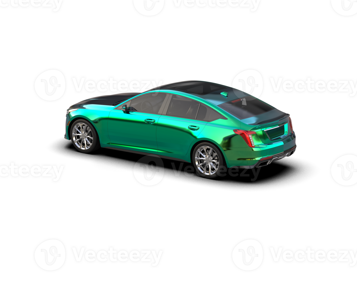Modern car isolated on background. 3d rendering - illustration png