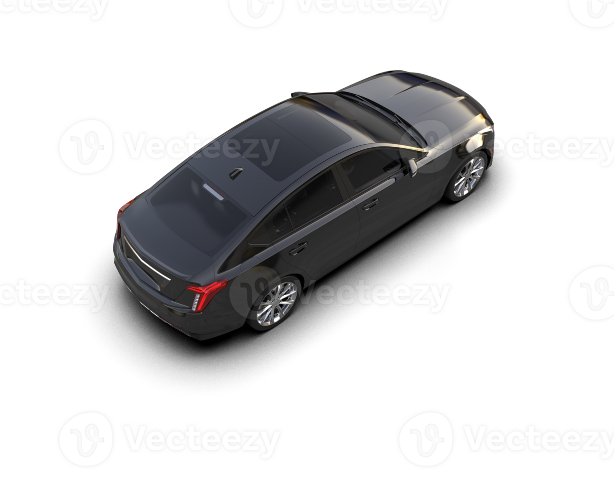 Modern car isolated on background. 3d rendering - illustration png
