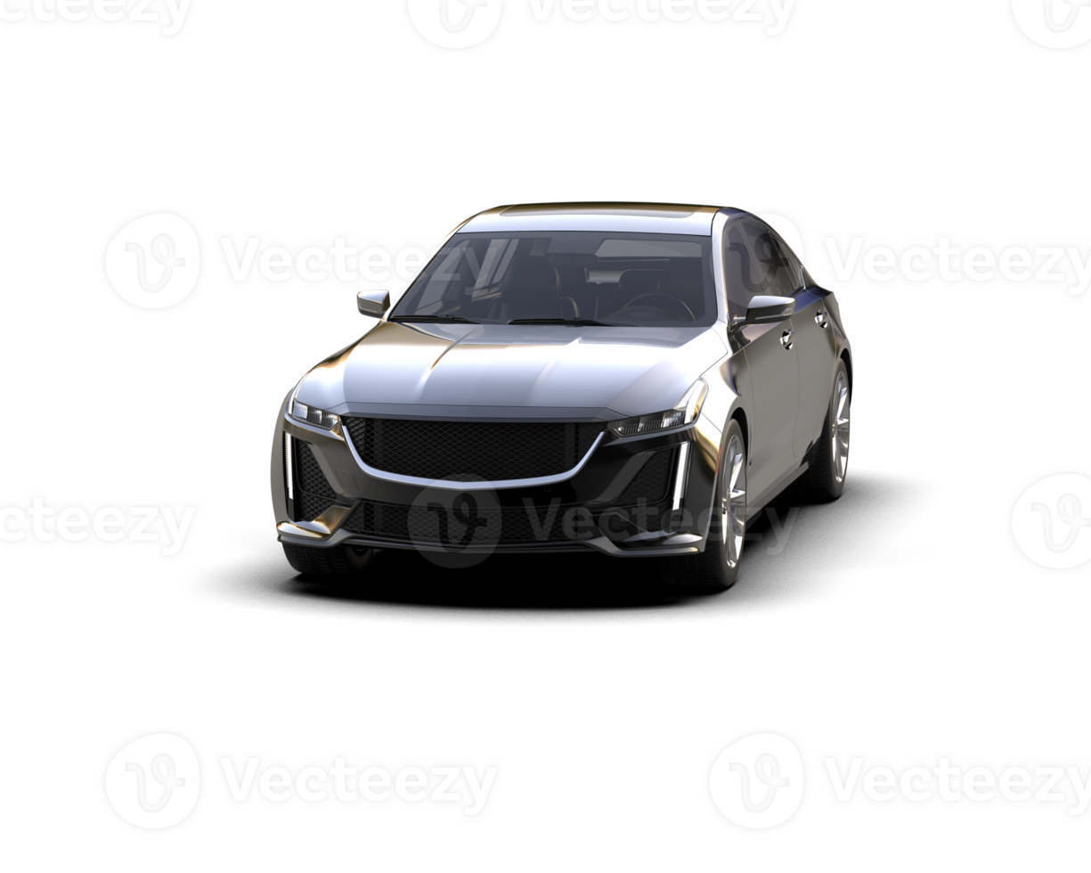 Modern car isolated on background. 3d rendering - illustration png