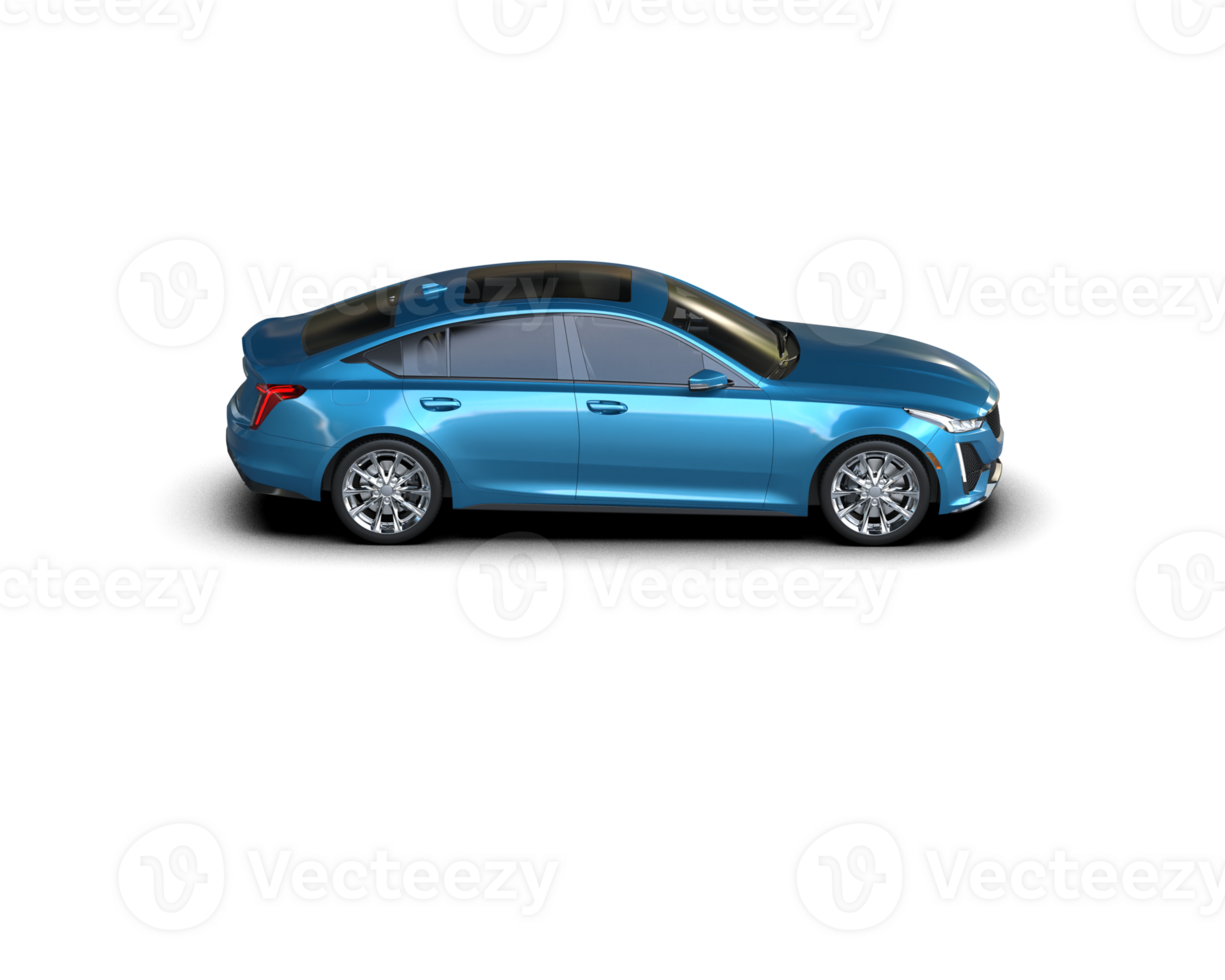 Modern car isolated on background. 3d rendering - illustration png