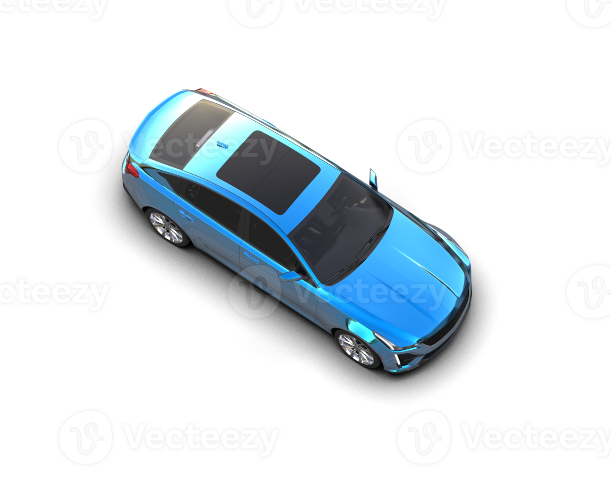 Modern car isolated on background. 3d rendering - illustration png