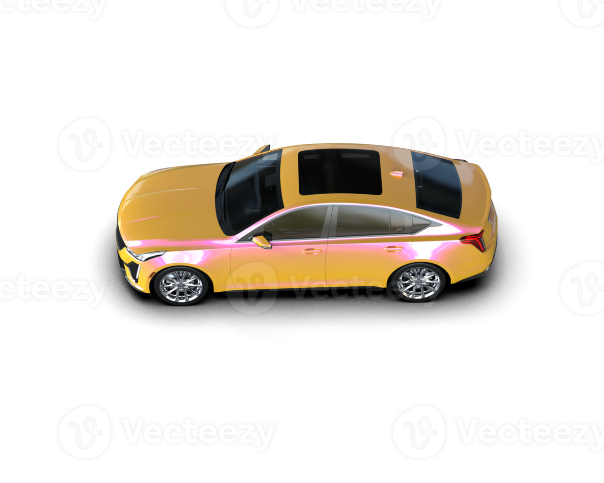 Modern car isolated on background. 3d rendering - illustration png