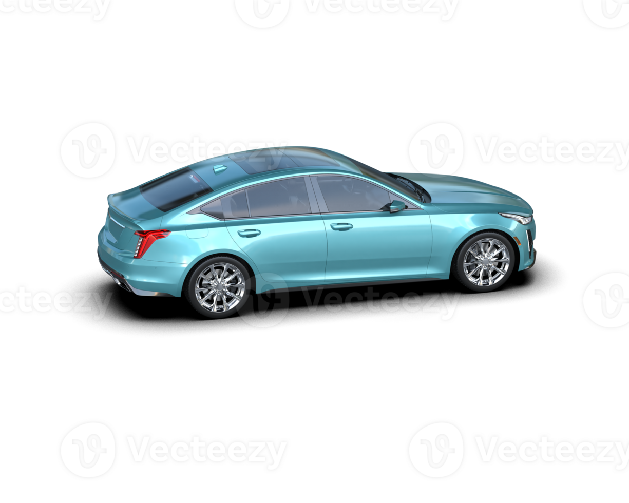 Modern car isolated on background. 3d rendering - illustration png