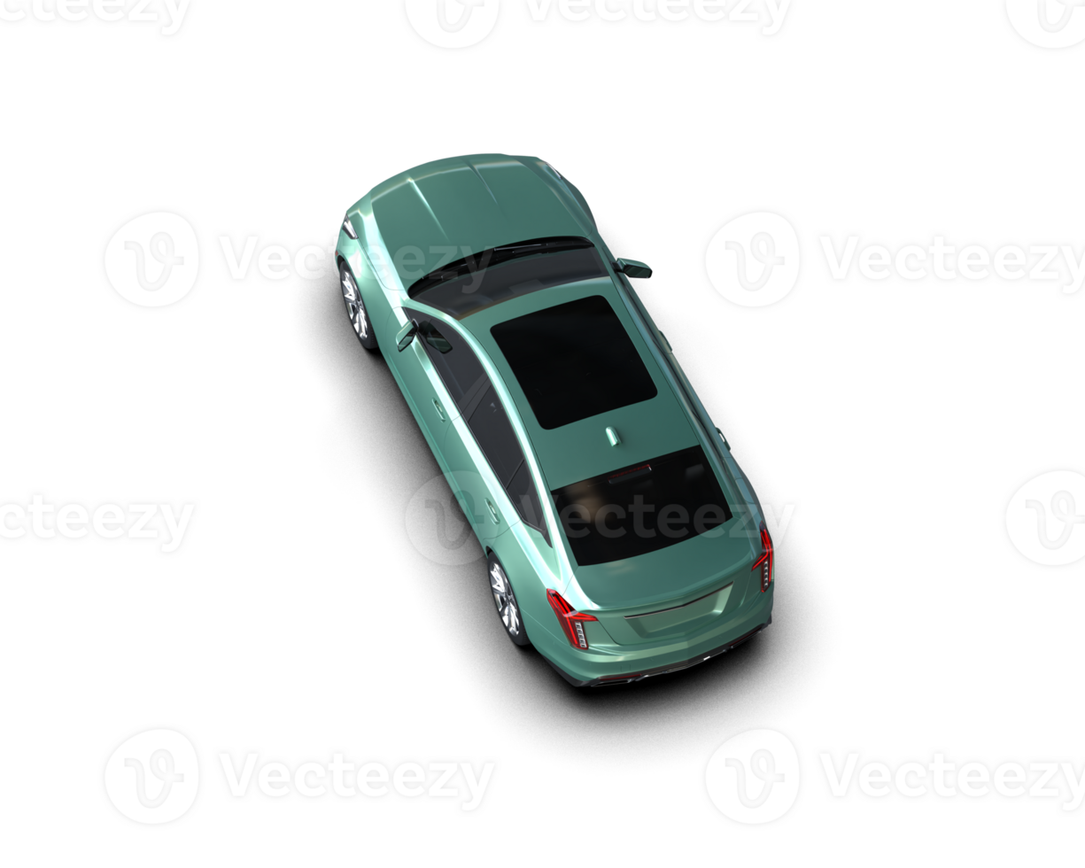 Modern car isolated on background. 3d rendering - illustration png