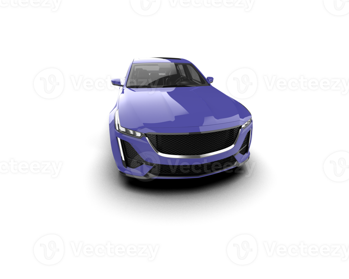 Modern car isolated on background. 3d rendering - illustration png