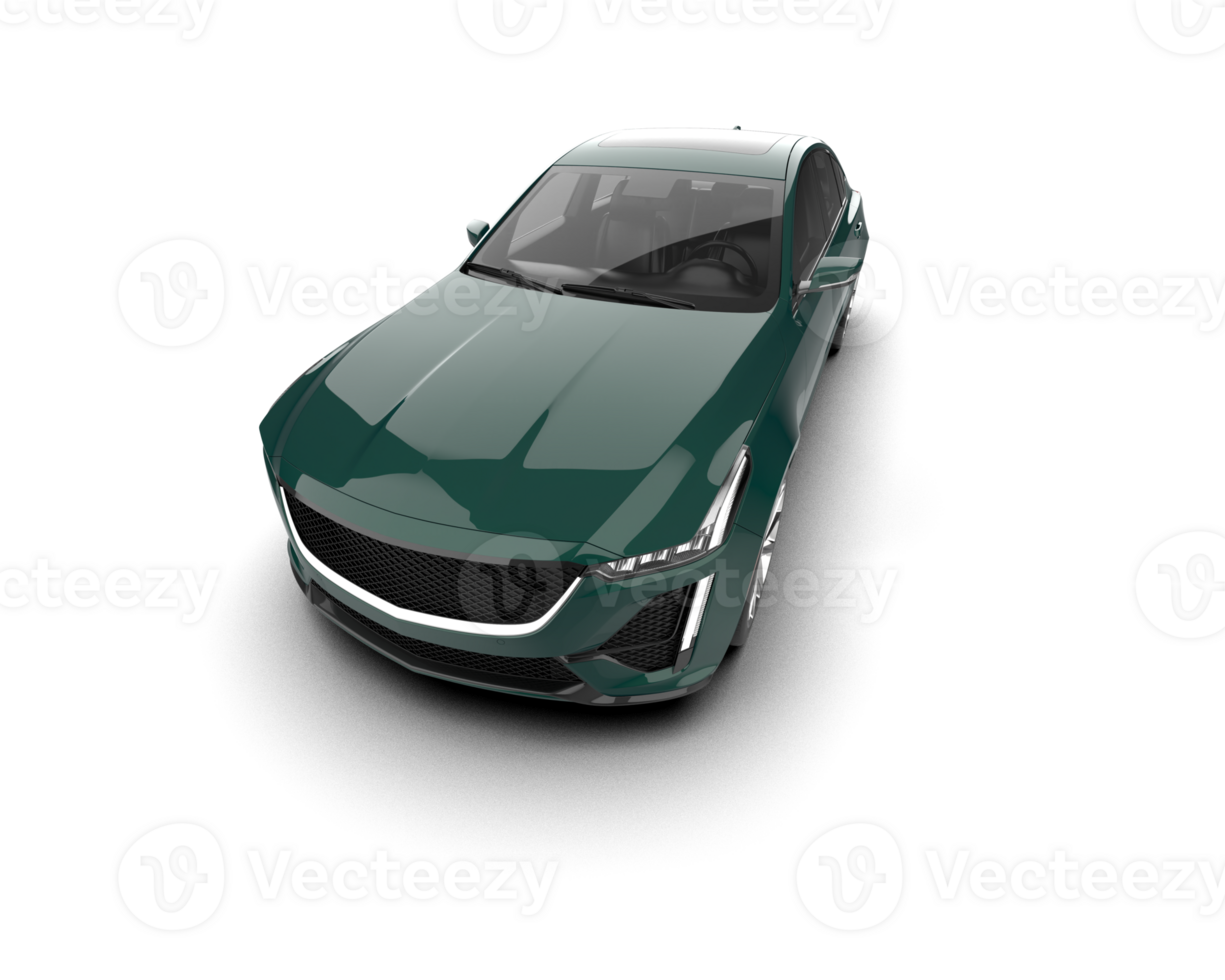 Modern car isolated on background. 3d rendering - illustration png