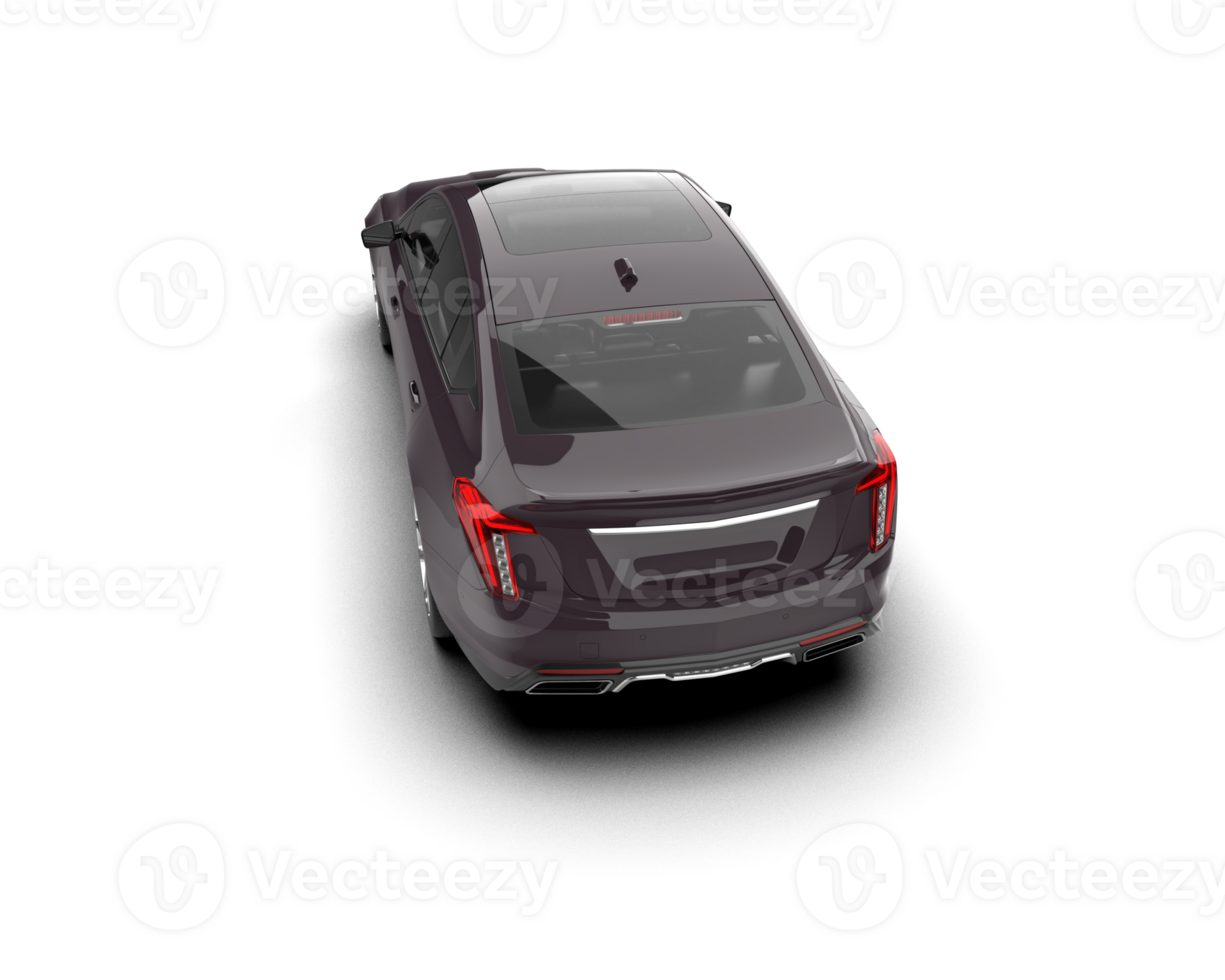 Modern car isolated on background. 3d rendering - illustration png