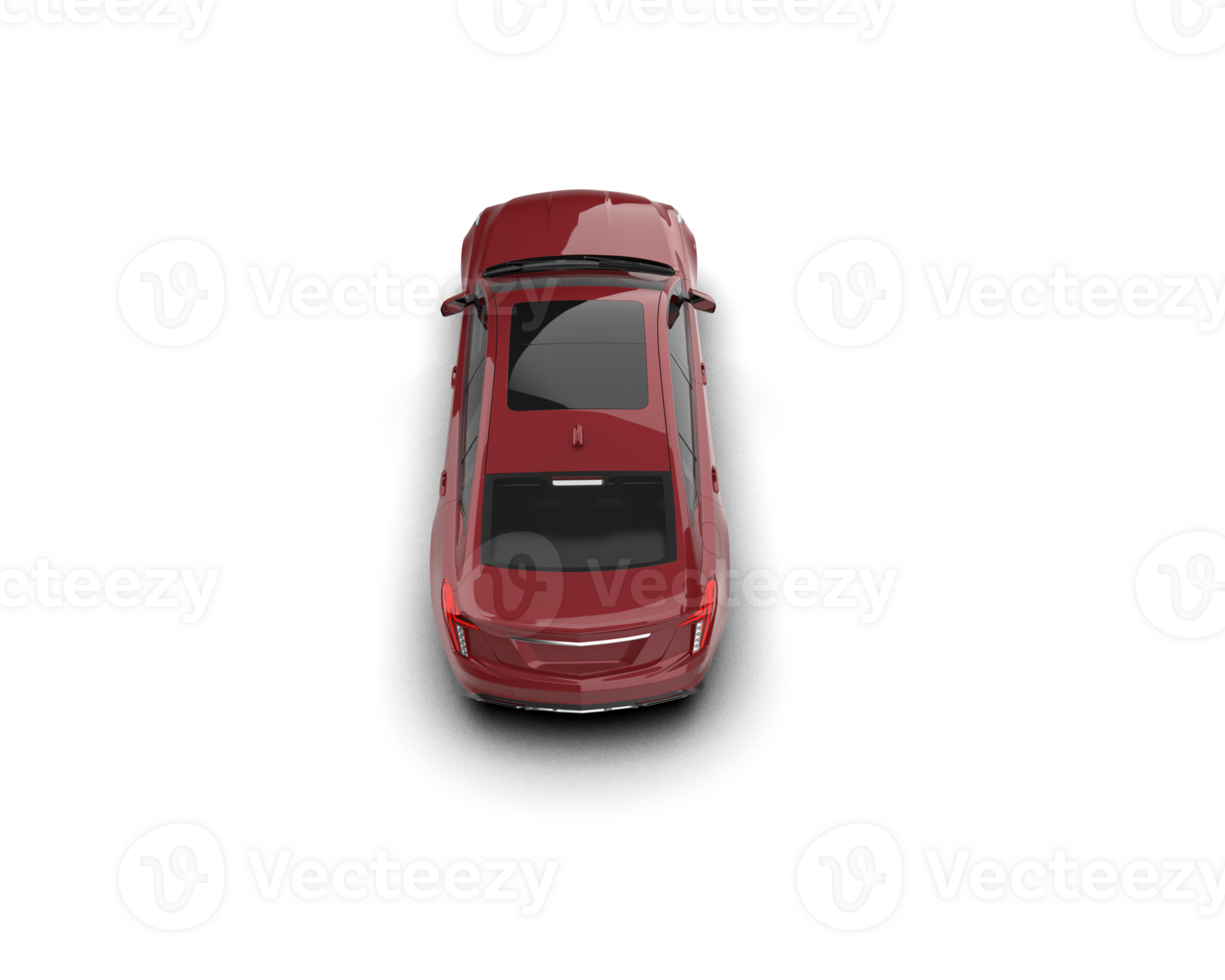Modern car isolated on background. 3d rendering - illustration png