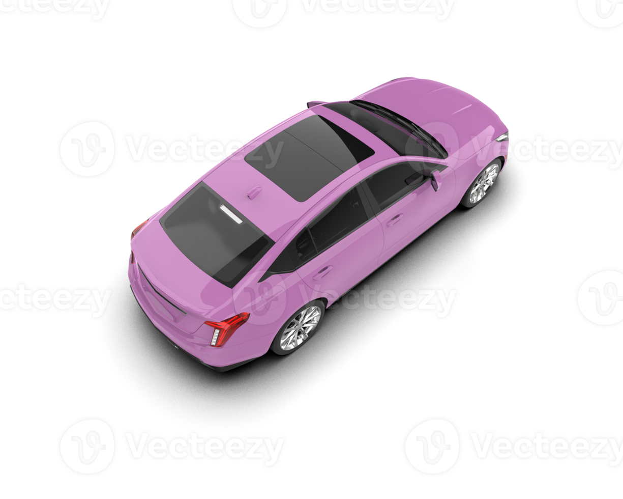 Modern car isolated on background. 3d rendering - illustration png