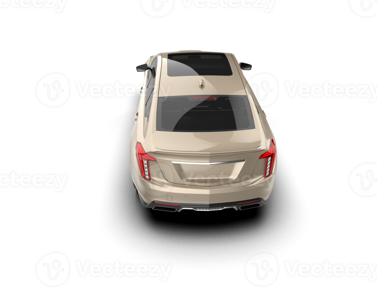 Modern car isolated on background. 3d rendering - illustration png